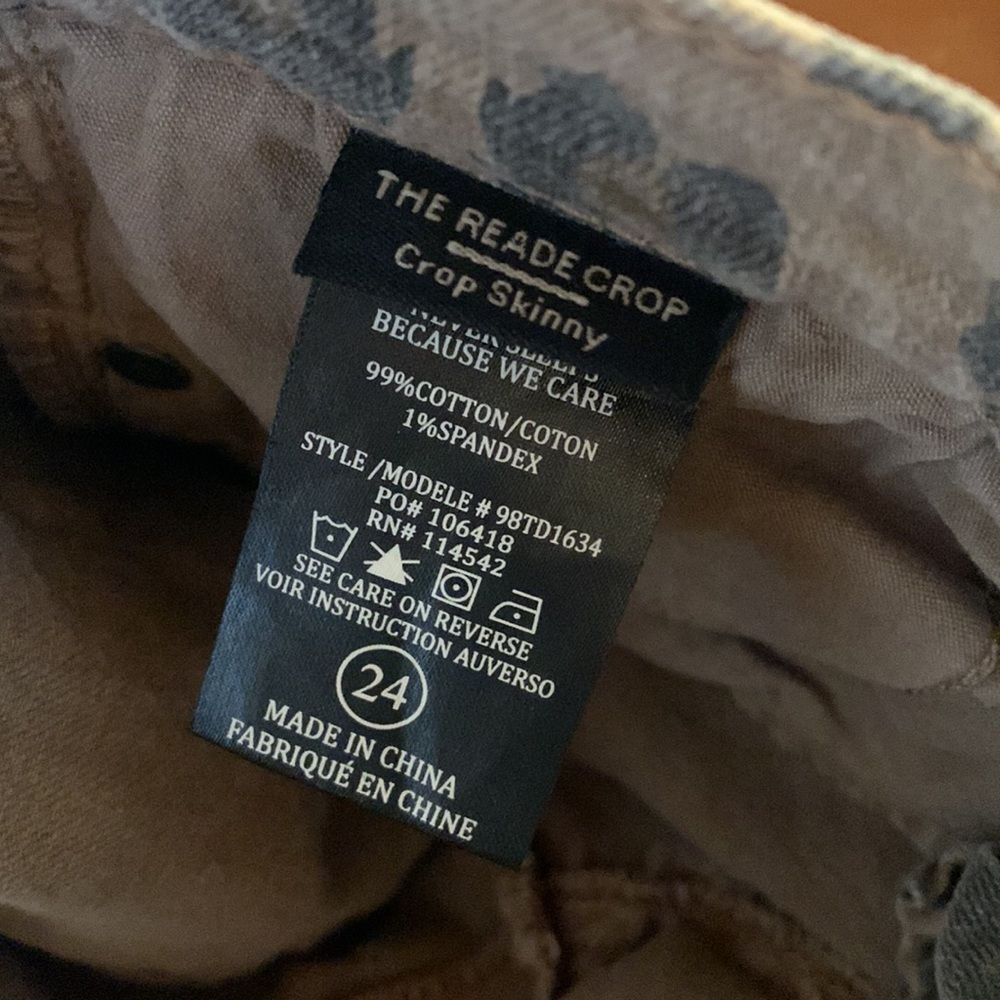 [BLANKNYC] “The Reade Crop” Leopard Skinny Jeans - Size 24 - Picture 6 of 6